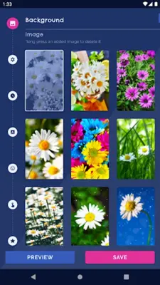 3D Daisy Spring Live Wallpaper android App screenshot 7